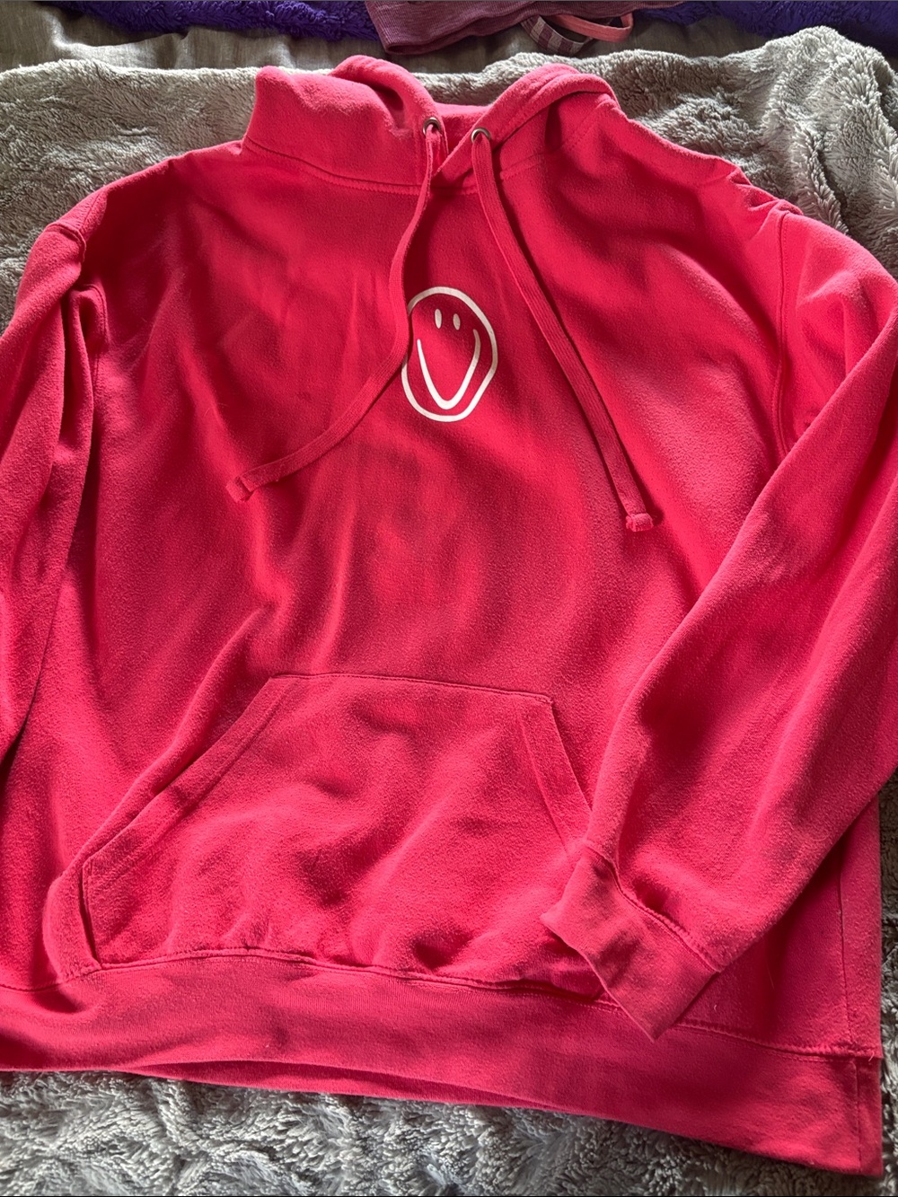 Watermelon Wake Lake Shake Bear Lake Hoodie with Smiley Graphic